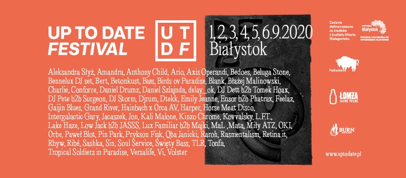 Up to Date ogłasza pełny line-up. Festiwal odbędzie się tam, gdzie zawsze